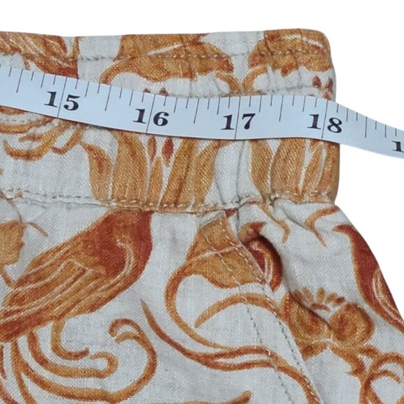 Anthropologie Jolene Bird 100% Linen Shorts Size Large - Picture 9 of 16